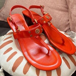 Tory Burch Bright Red Sandals